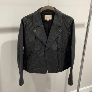 Black moto jacket - small petite